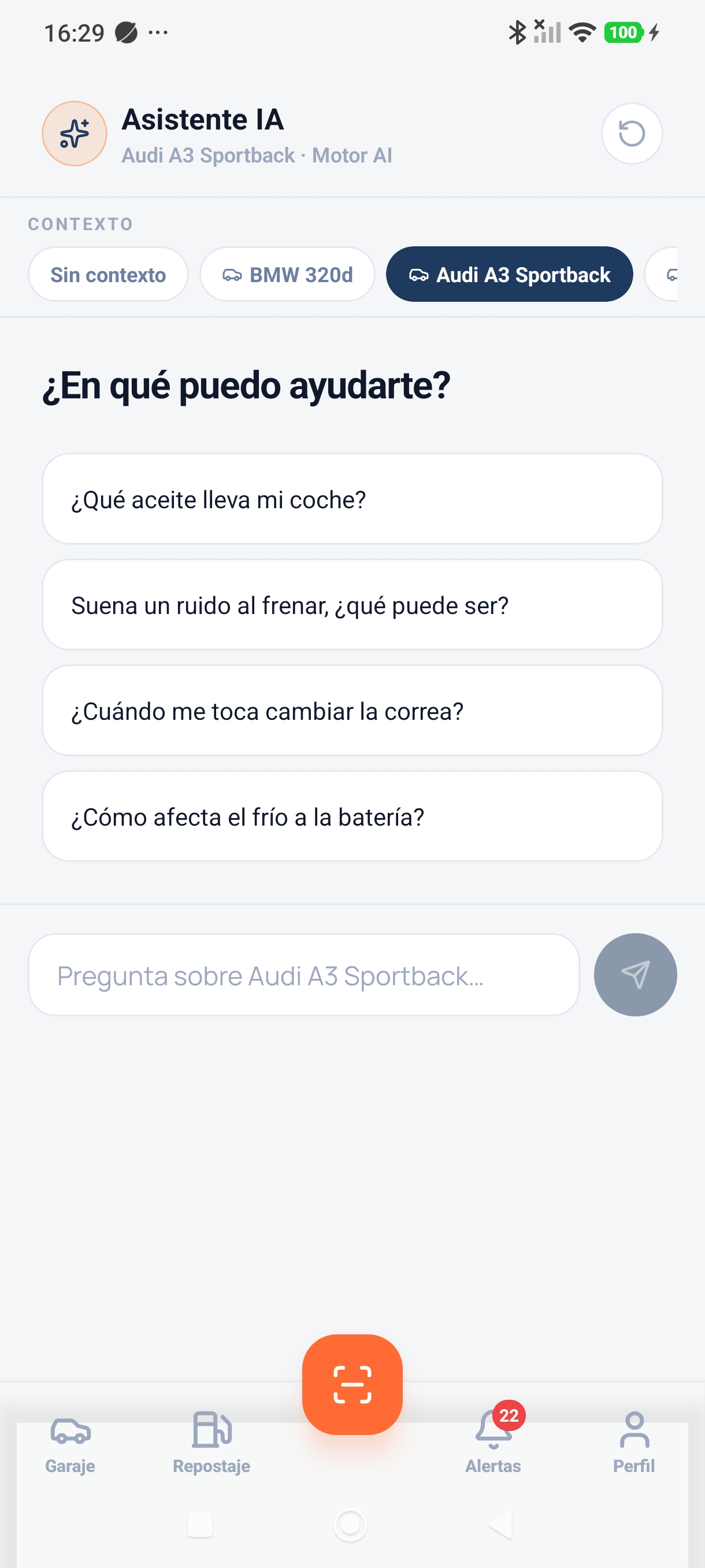 AI assistant · contextual help